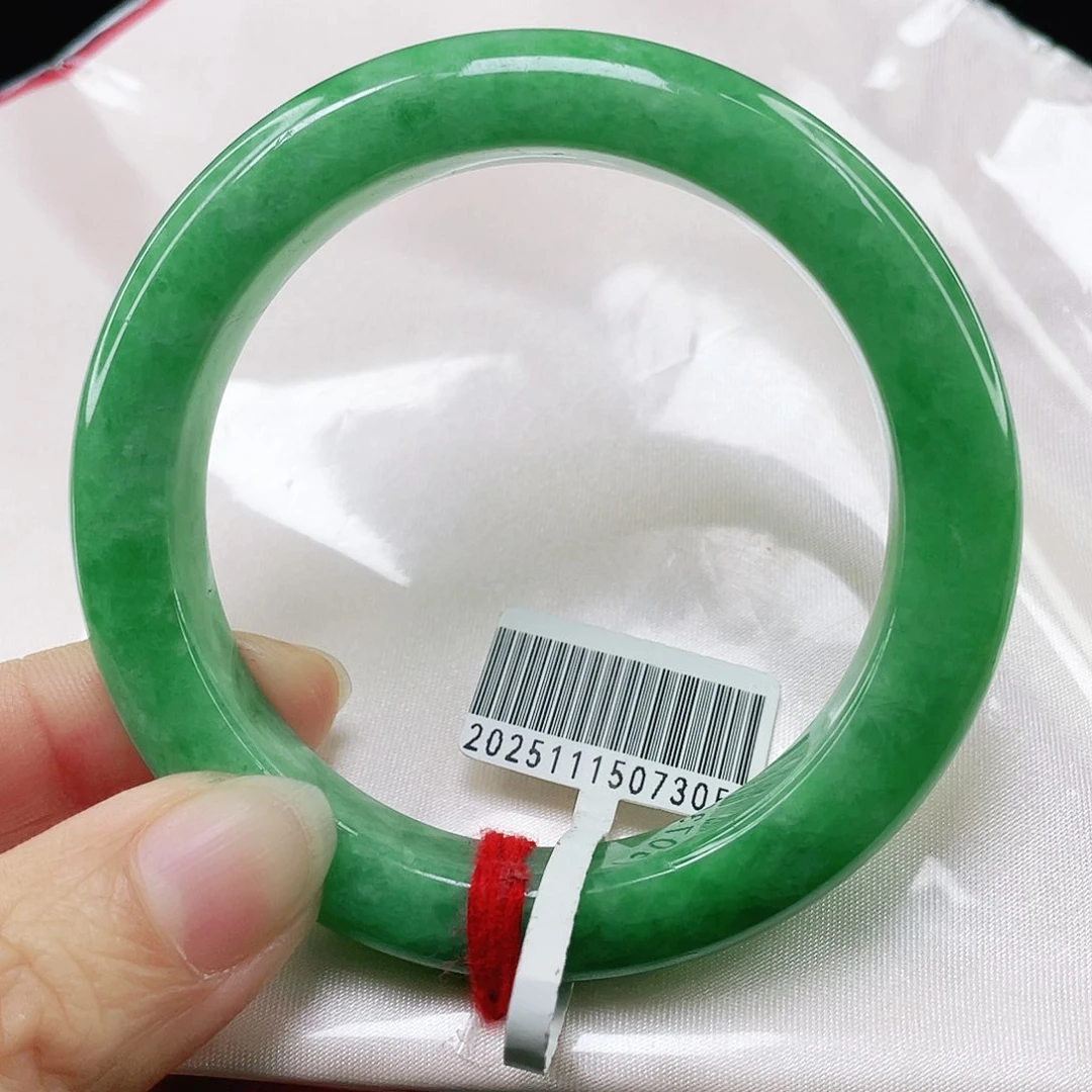 未镶嵌手镯翡翠正圈53.6  016