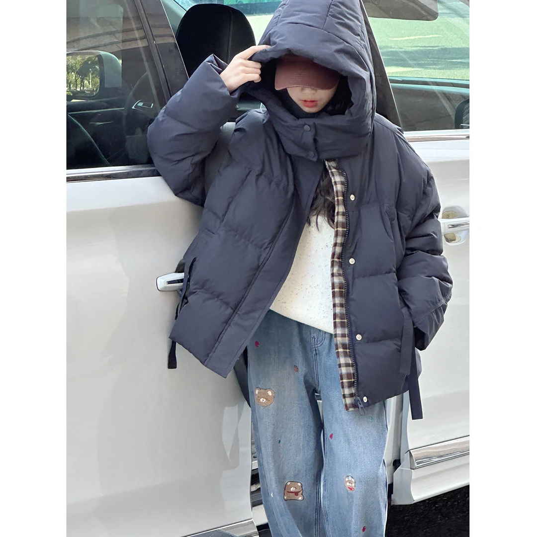 K30310孙小美高端90白鸭绒泡芙女童冬装羽绒服儿童防风加厚外套