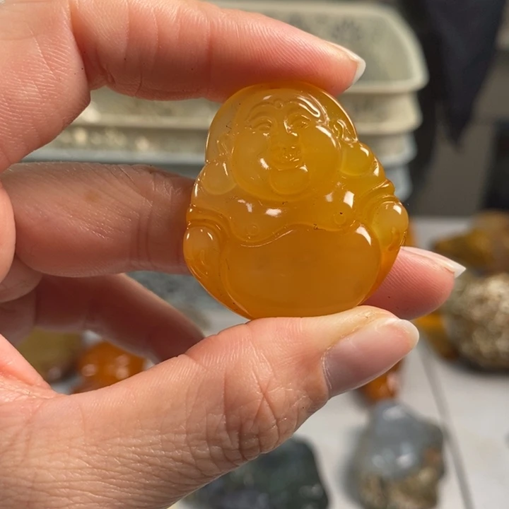 玛瑙/玉髓吊坠(不含链)未镶嵌