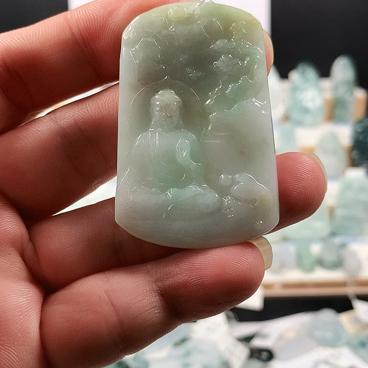 吊坠(不含链)未镶嵌翡翠54阿弥陀佛