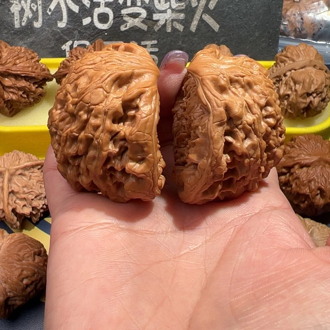 文玩核桃把件官帽聚宝盆49