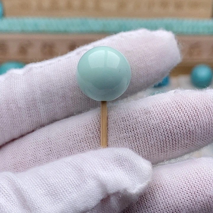 绿松石珠宝奇石未镶嵌极***针