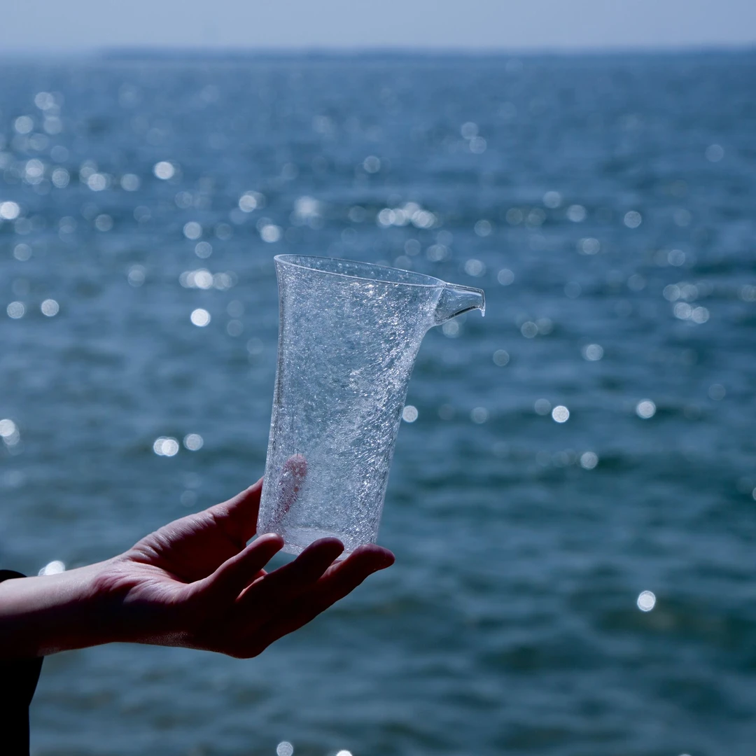 予御丨十卿 冰织系列羽立公道杯（矮款/长款）BZ-S0004/03透明220ML