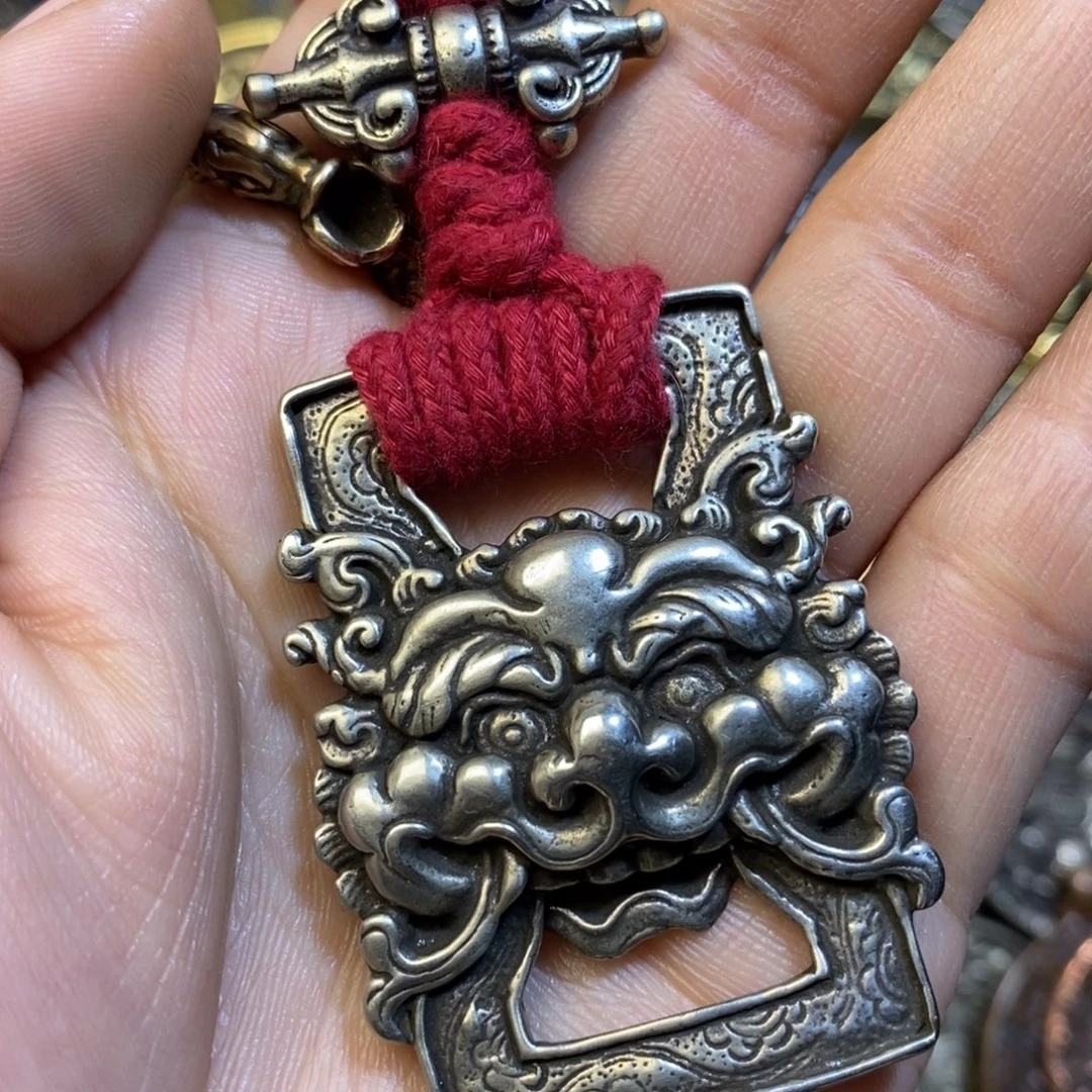 藏式经书扣搭配挂件