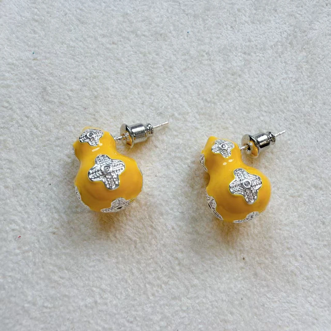 铜合金珐琅耳饰 【AG•饰品】耳环AG02505