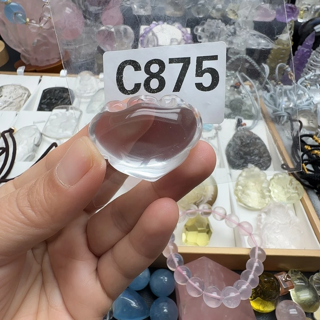 水晶摆件未镶嵌心水晶875