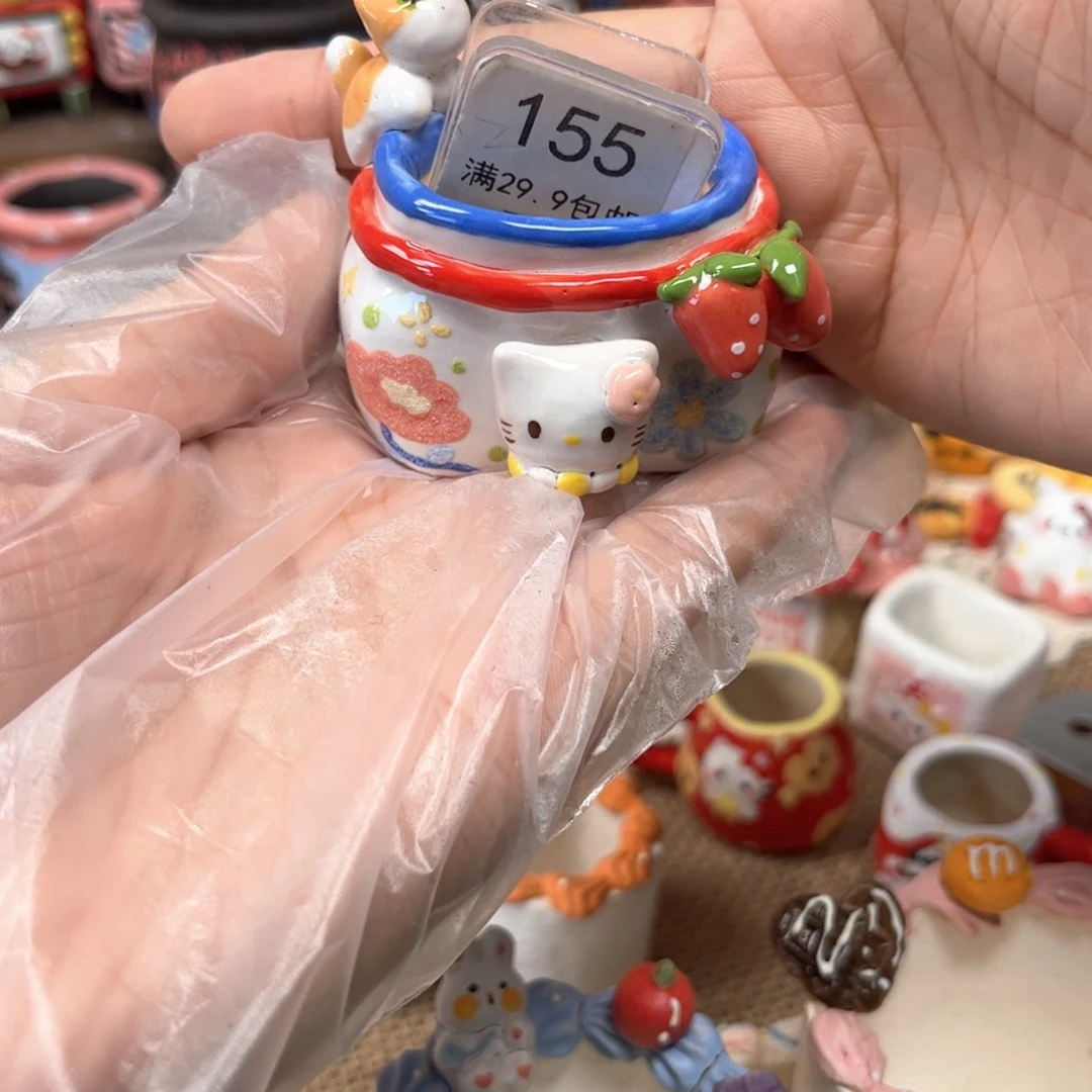 155猫咪凯蒂猫花盆