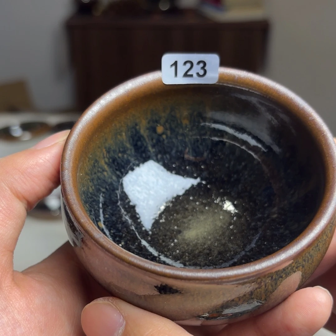 茶盏所有人微瑕建盏主人杯