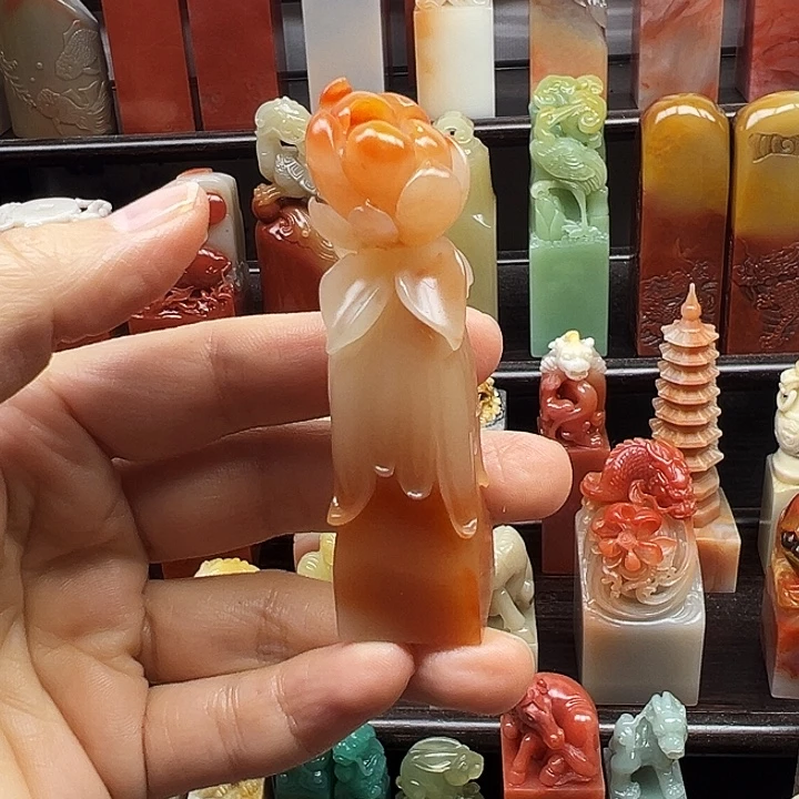 寿山石印石寿山石手工雕刻