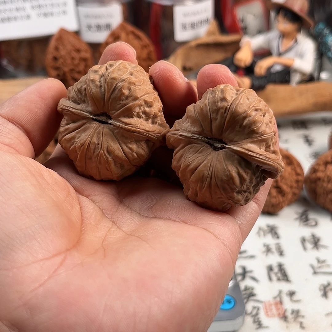 文玩核桃吊坠南瓜墩42尺全品