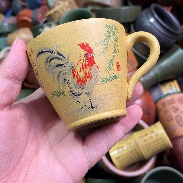 紫砂茶杯全手工紫砂主人杯