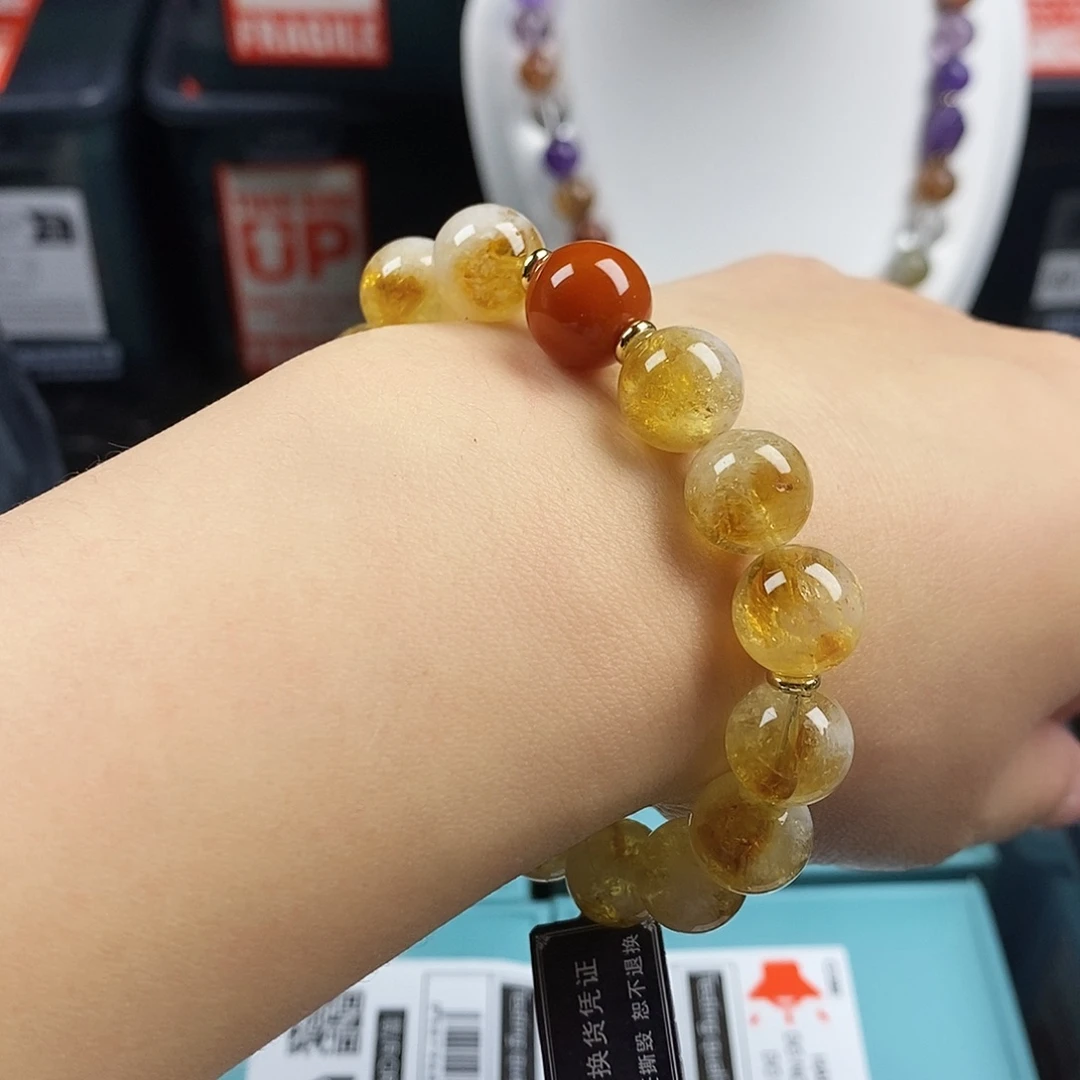 水晶银S925镶嵌手链