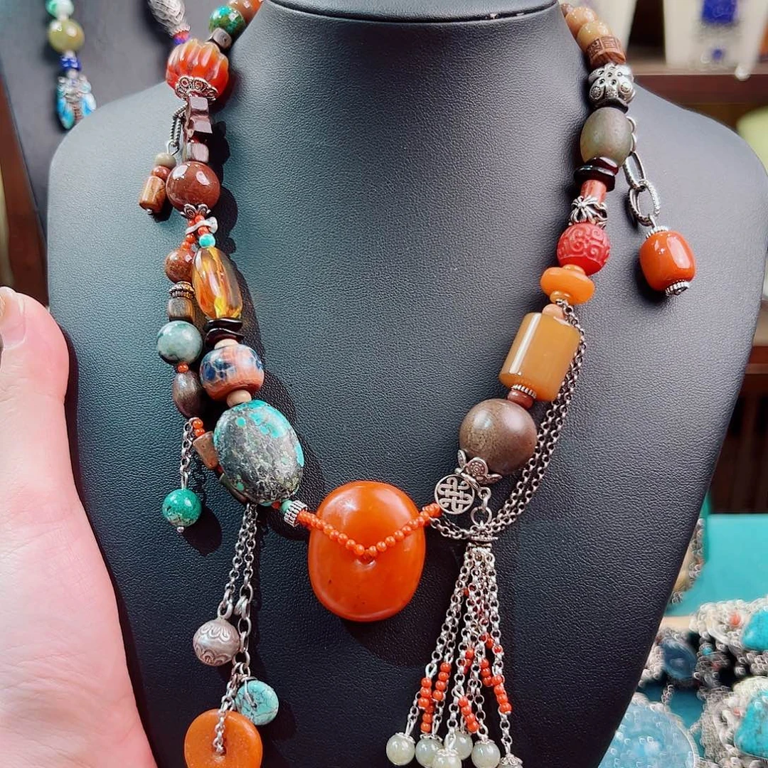 925银珐琅锦象原创设计款式项链