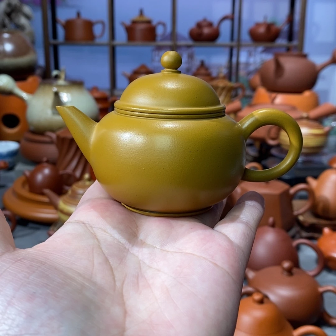 茶壶紫砂吴炫杰段泥水平壶95c