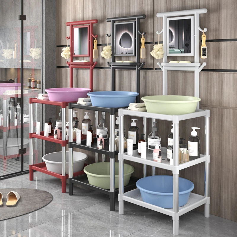 【乌市发货】新疆包邮新款加粗加厚不锈钢洗脸盆架子农村浴室家用