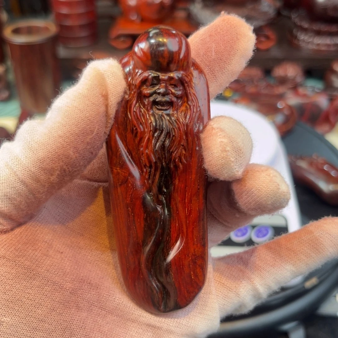 印度小叶紫檀手把件