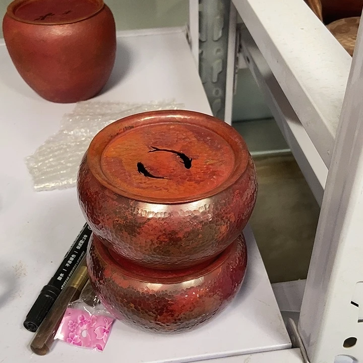 纯手工制作一铜壶制作