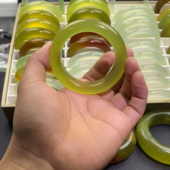 蛇纹石玉合金手镯54