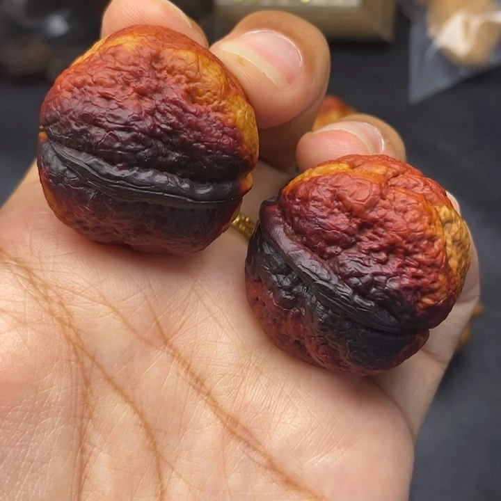 把件文玩核桃34尺肌肉蛙
