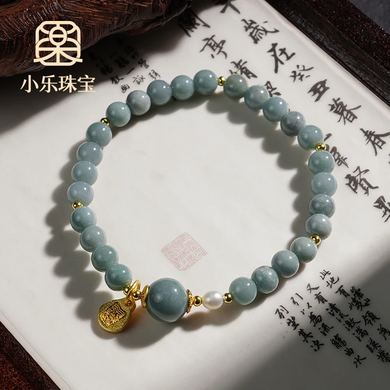 轻奢原创设计款翡翠珍珠手链多样性发一-10784