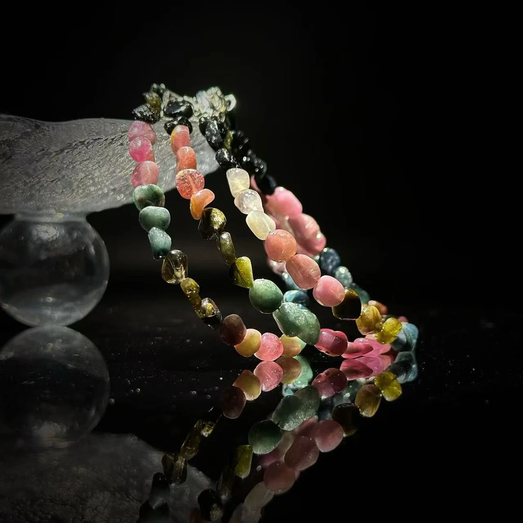 【缪老师严选】SJ1592 诸事顺遂/逢事“碧玺”手链 多样性发其一