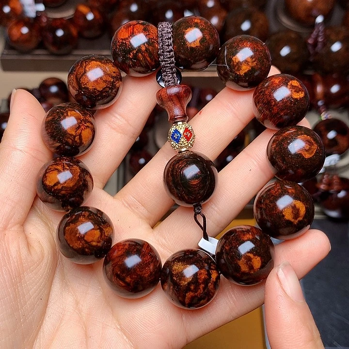 花梨木类手串/手链黄花梨风化料老挝花梨土埋料1.8