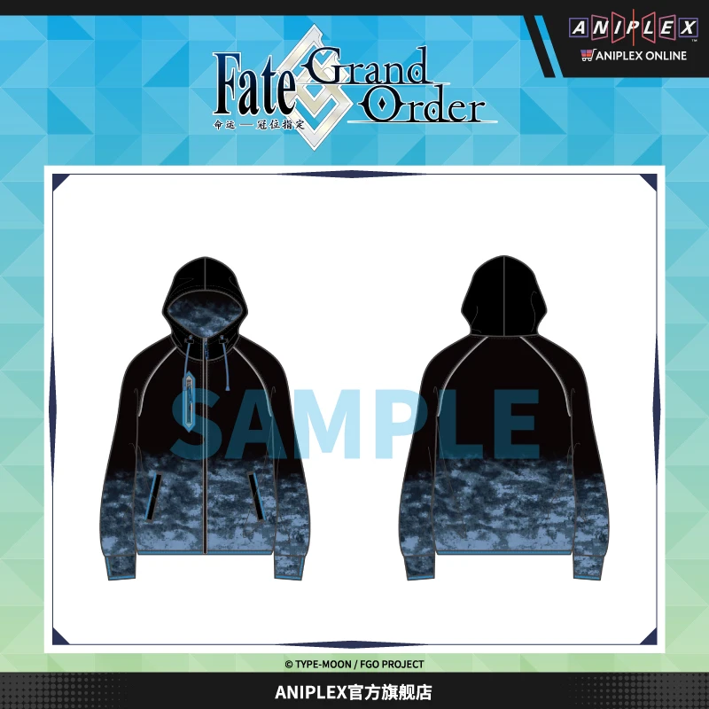 【现货 ANIPLEX】Fate/Grand Order9周年 当地购入的黑色夏日卫衣