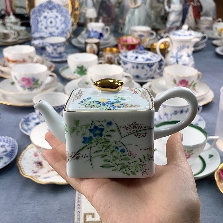 中古欧瓷瓷器小房子