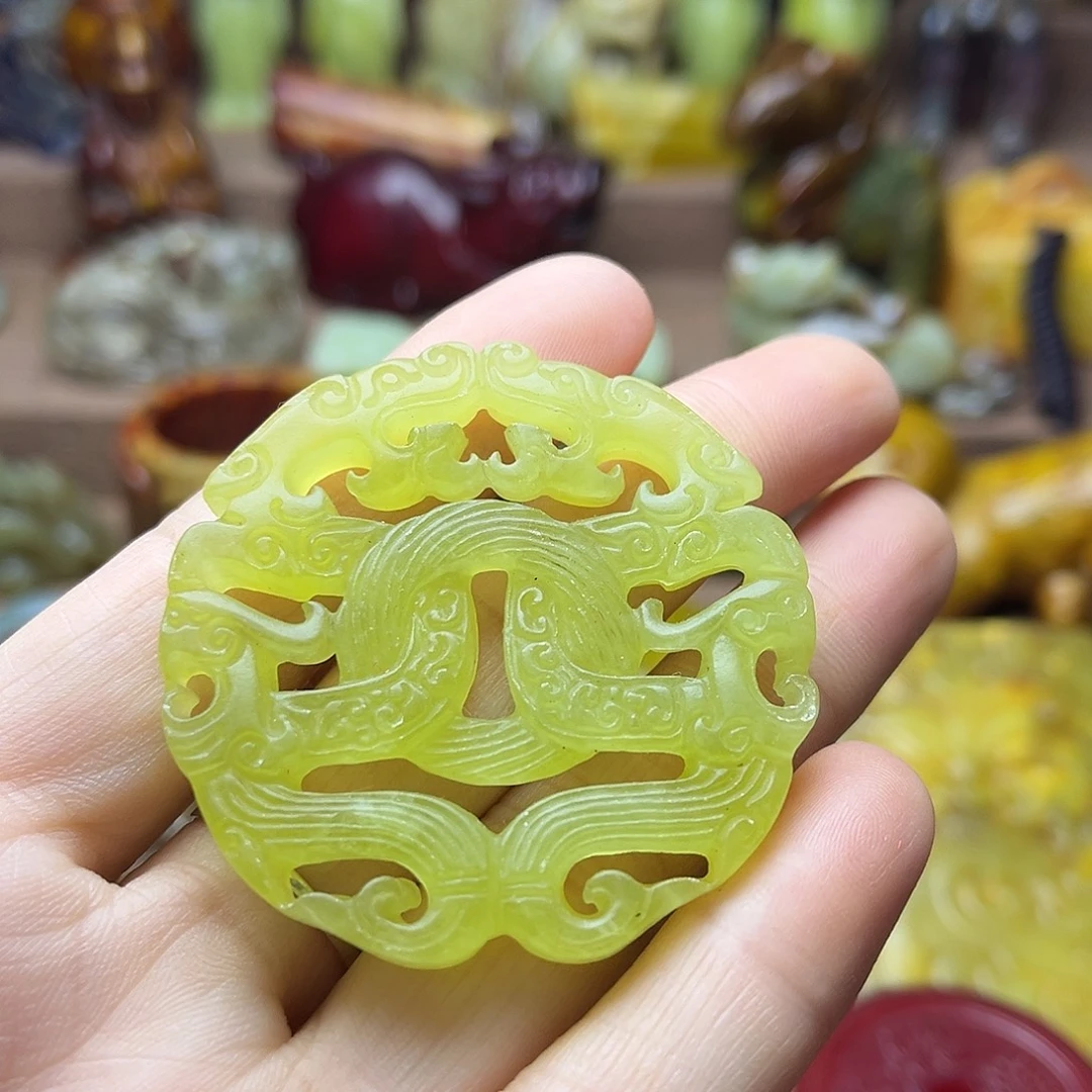 白玉菩提吊坠21。。