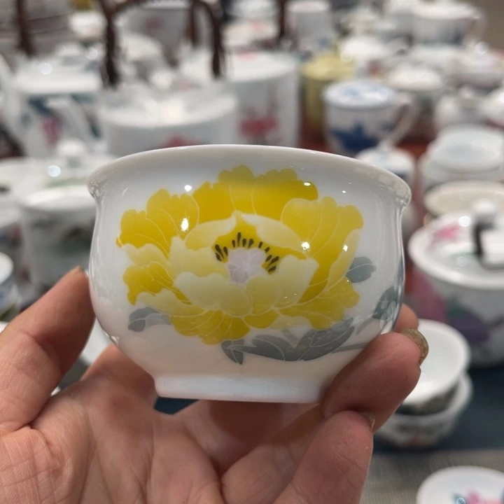 醴陵高温手绘杯120毫升