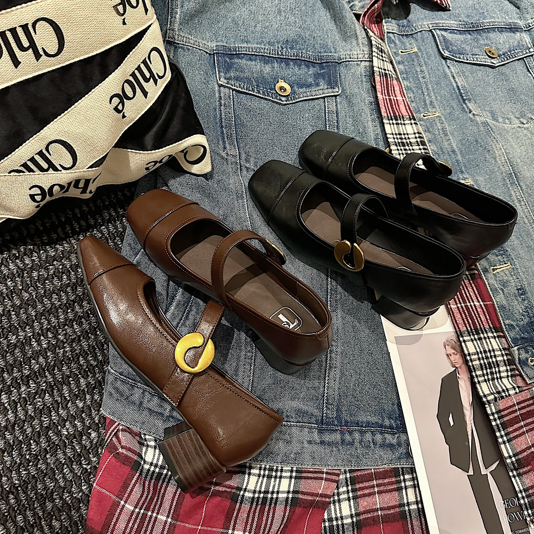 TS百搭时尚单鞋女2025休闲鞋一脚蹬女鞋MTB47389-XD-X