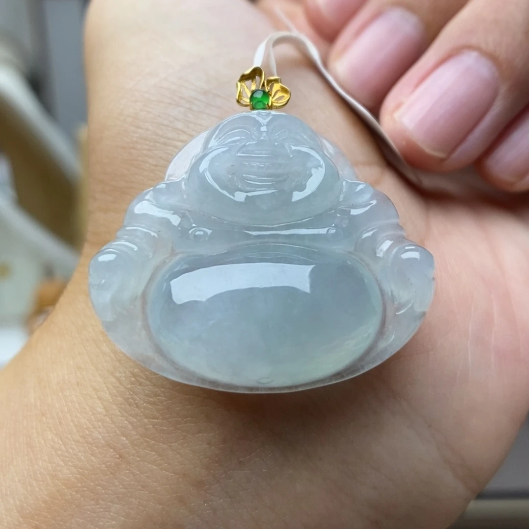 【闪购商品】颈饰18K金镶嵌翡翠32