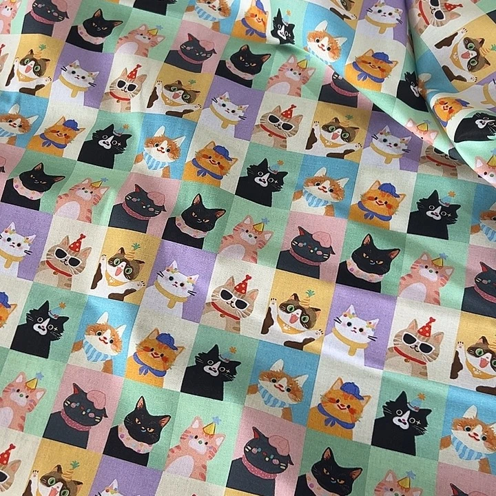 棉1米价1.1米宽纯棉平布果子布艺直播台地