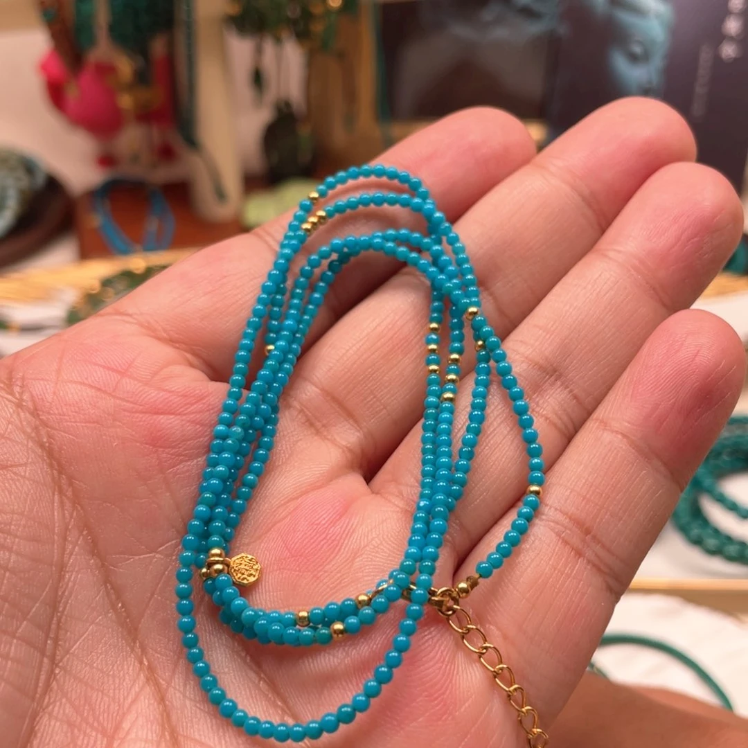 绿松石未镶嵌手串