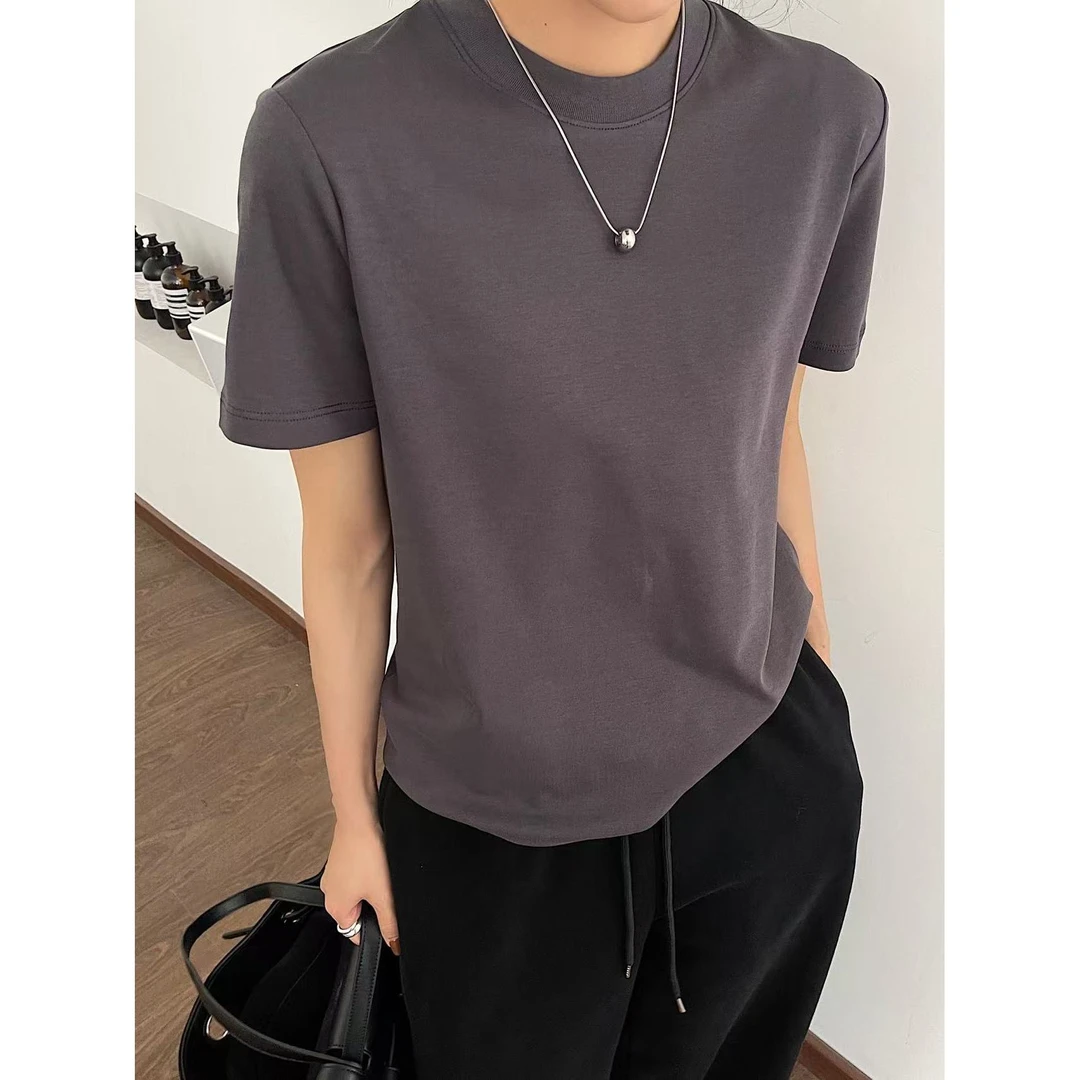 【L码排单10天左右】闰熙4-纯色短袖韩版百搭#3964