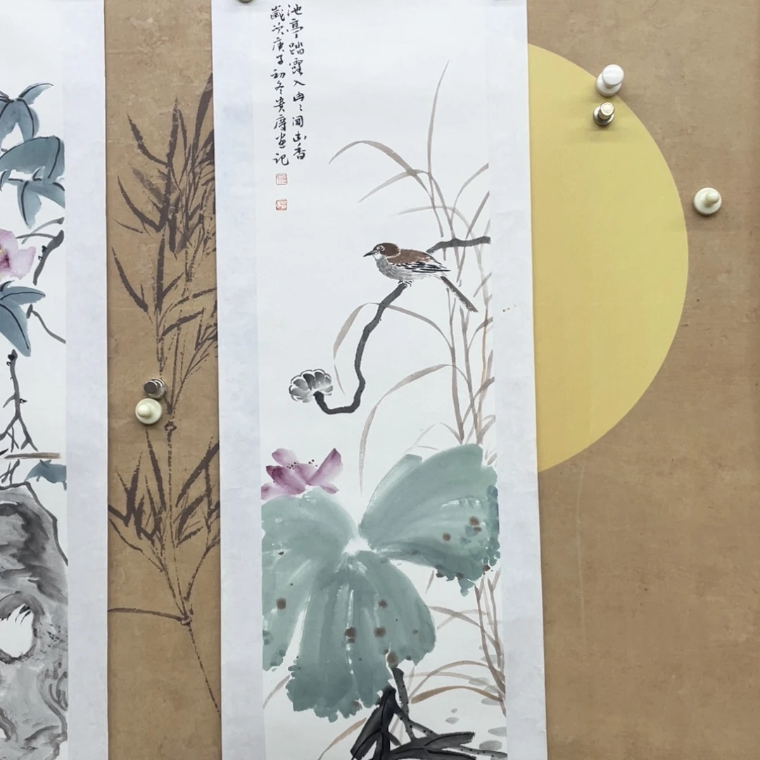 国画手绘国画，精品花鸟