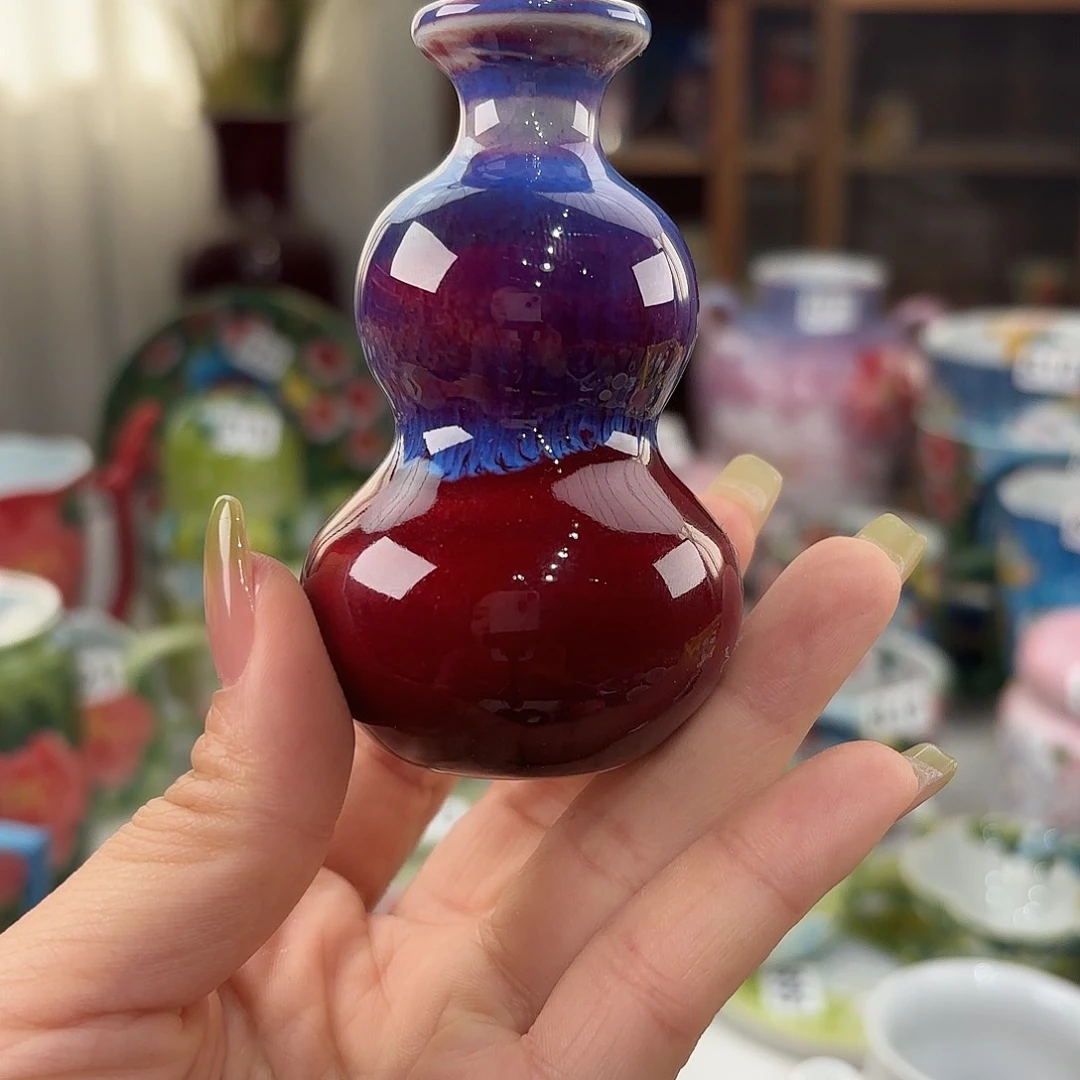 瓷片景德镇手绘高温釉下彩陶瓷茶具