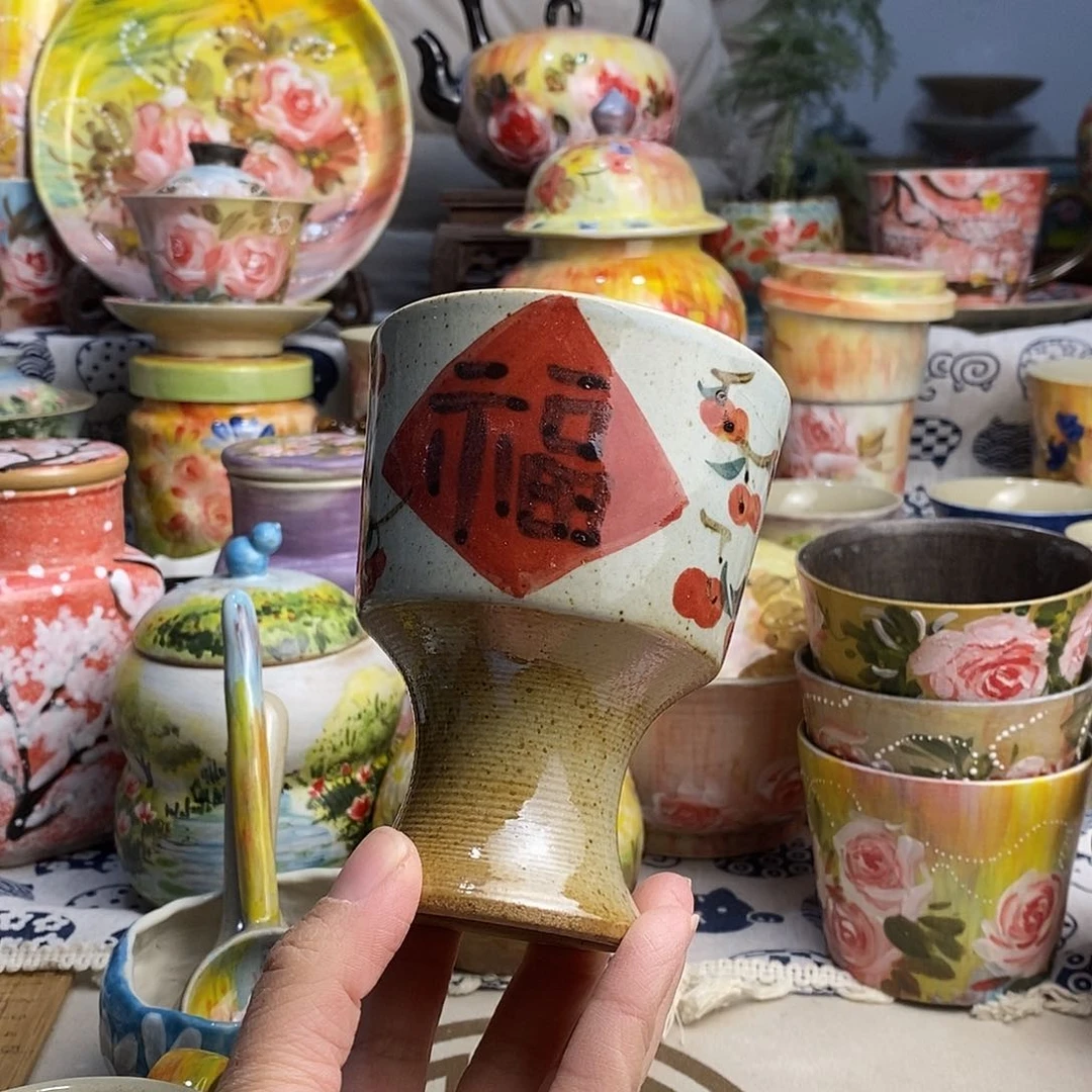 瓷片手绘陶瓷年货节福利多多