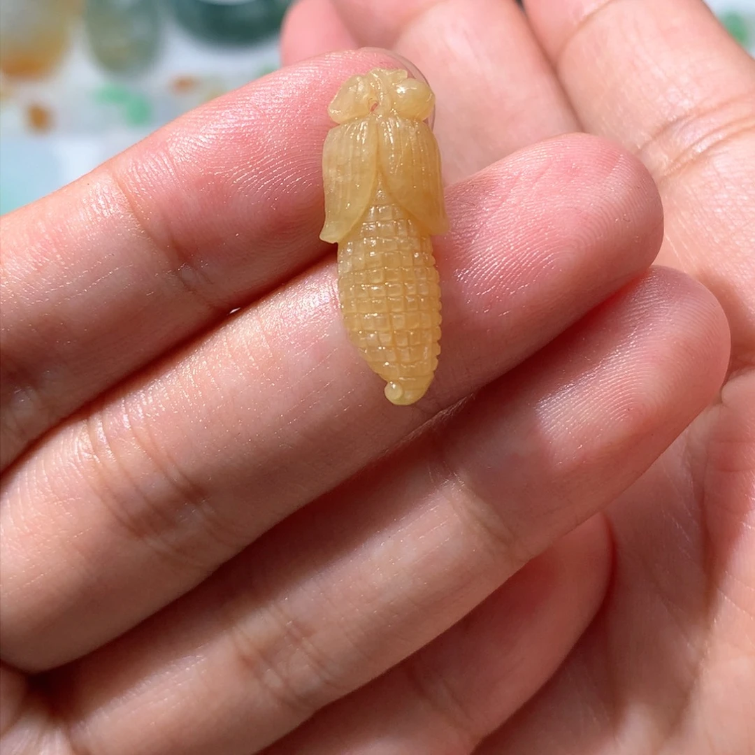 未镶嵌定制翡翠玉米
