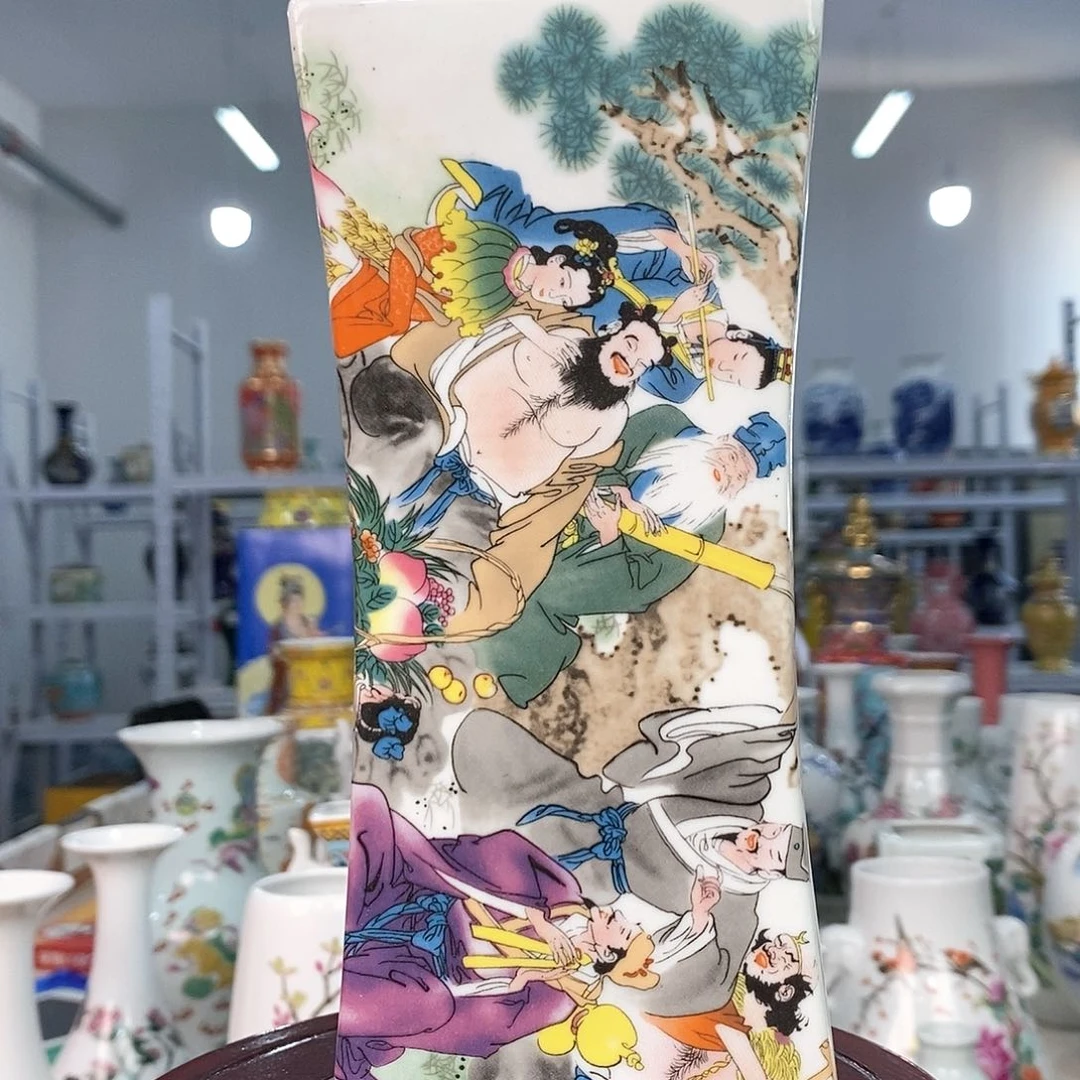 摆件景德镇陶瓷花瓶摆件