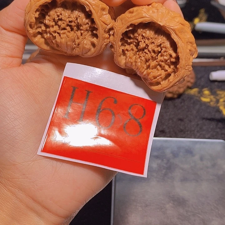 吊坠文玩核桃蛇头43