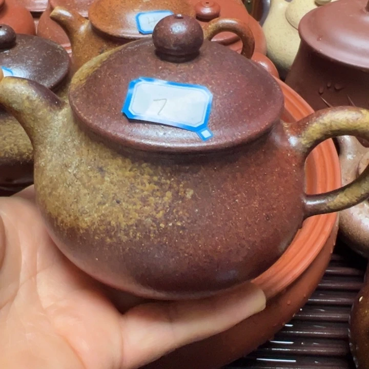 茶壶紫砂༺****宜兴原矿金丝楠木