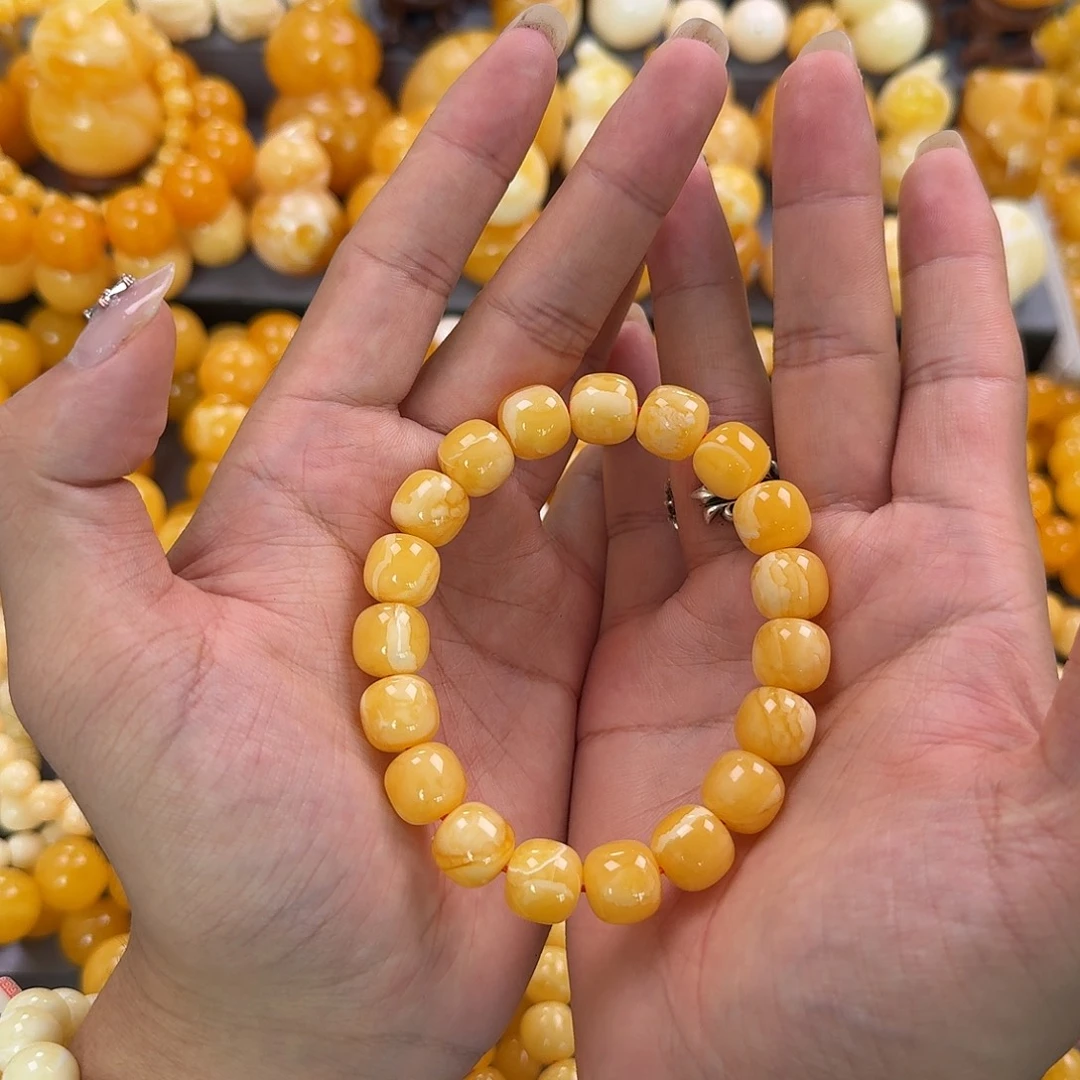 蜜蜡未镶嵌珠宝奇石同料12mm