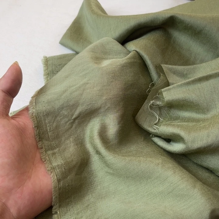 棉混纺军绿人鱼姬2米