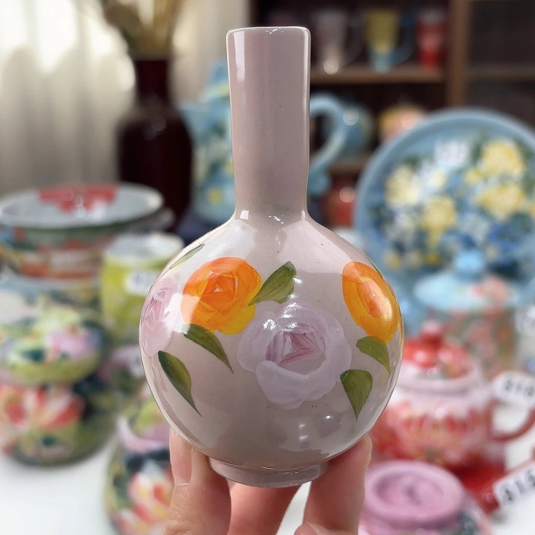 景德镇手绘高温釉下彩陶瓷茶具