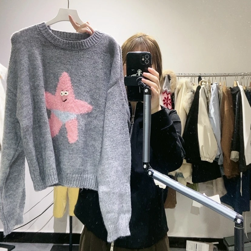 【闪购商品】灰色套头