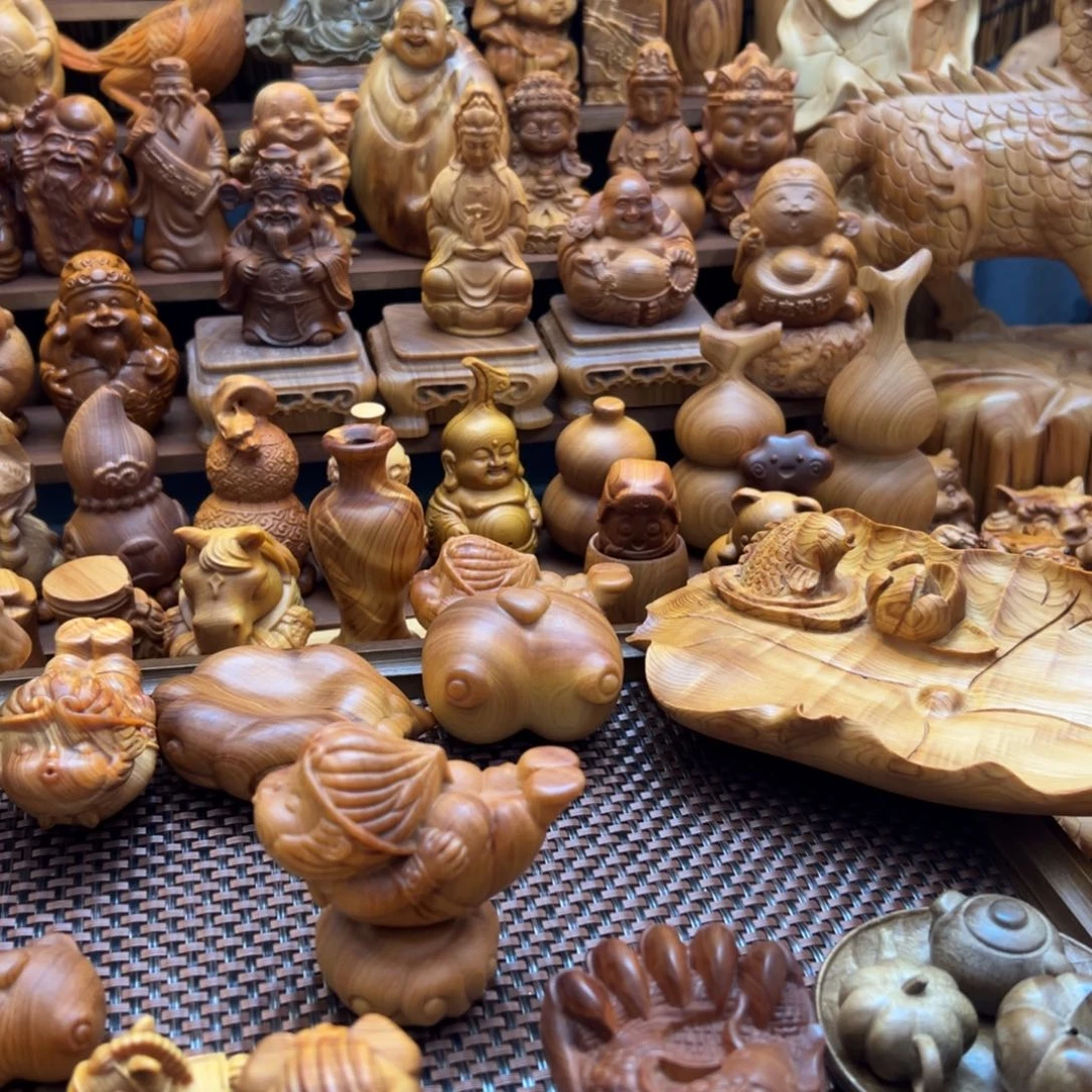 小****柏木（崖柏）手把件