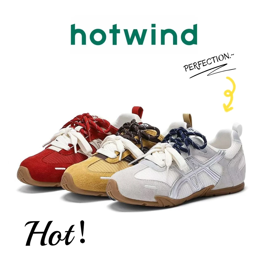 Hotwind/热风新款薄底德训软底穿搭百搭时尚运动鞋美式鞋子