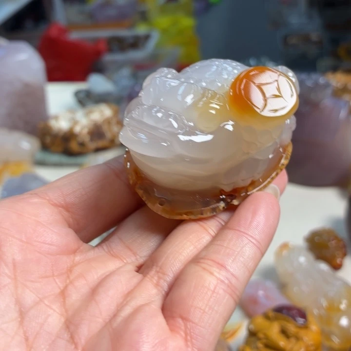 玛瑙/玉髓未镶嵌吊坠(不含链)