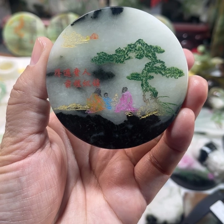 独山玉未镶嵌颈饰